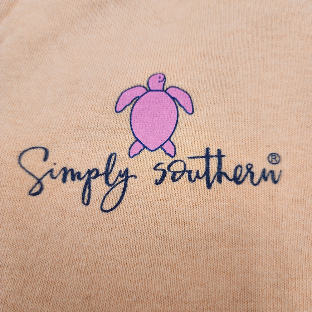 Simply Southern Kids Peach T-Shirt - Picture 2 of 8